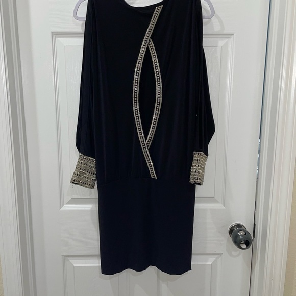 💰 3 For $25💰 MODA International Beaded Cocktail Dress SZ M - Picture 1 of 6
